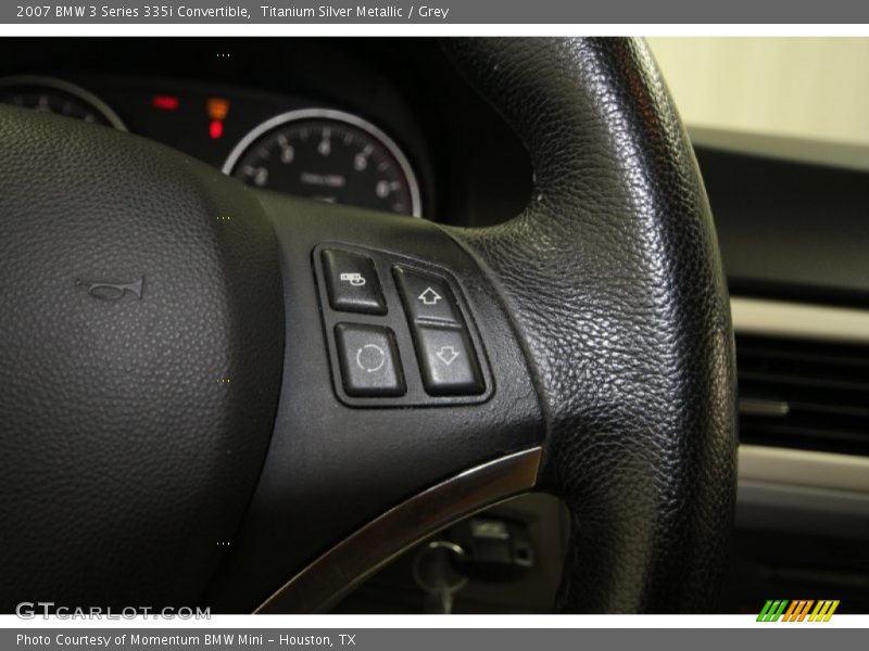 Titanium Silver Metallic / Grey 2007 BMW 3 Series 335i Convertible
