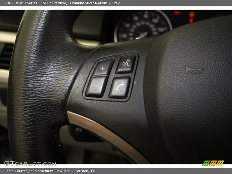 Titanium Silver Metallic / Grey 2007 BMW 3 Series 335i Convertible