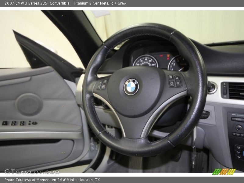 Titanium Silver Metallic / Grey 2007 BMW 3 Series 335i Convertible