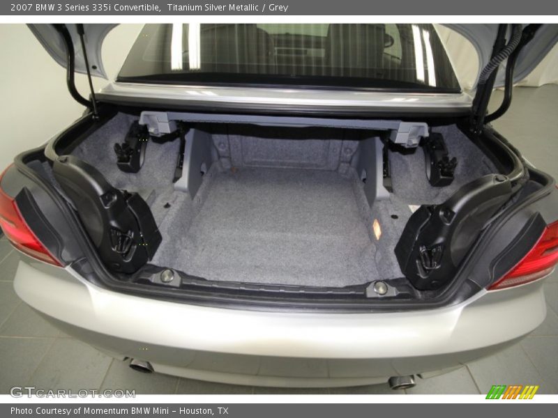 Titanium Silver Metallic / Grey 2007 BMW 3 Series 335i Convertible