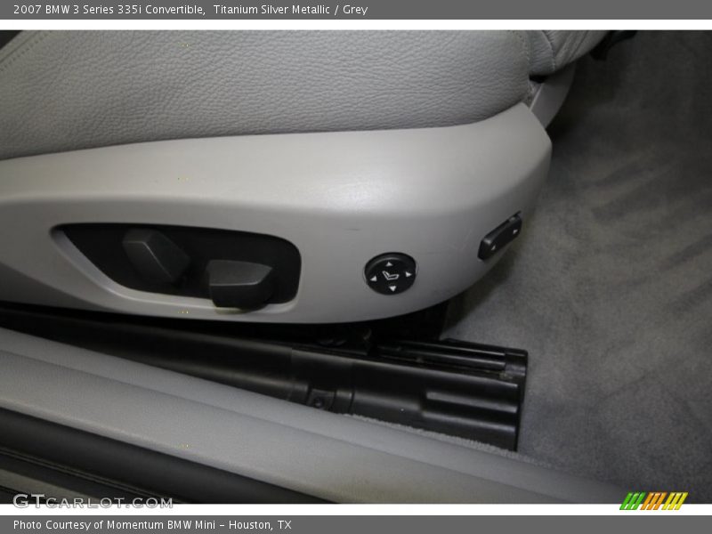 Titanium Silver Metallic / Grey 2007 BMW 3 Series 335i Convertible