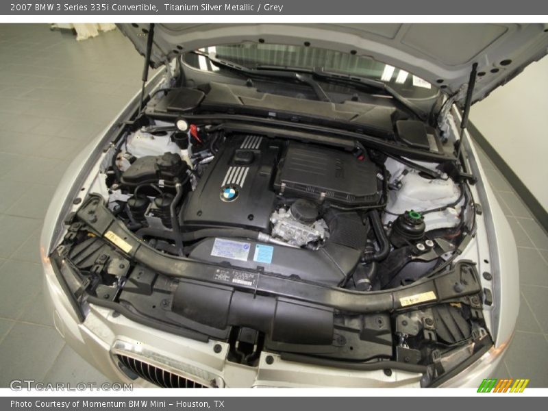 Titanium Silver Metallic / Grey 2007 BMW 3 Series 335i Convertible