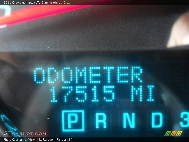 Summit White / Gray 2011 Chevrolet Impala LT