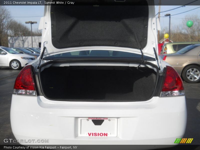 Summit White / Gray 2011 Chevrolet Impala LT