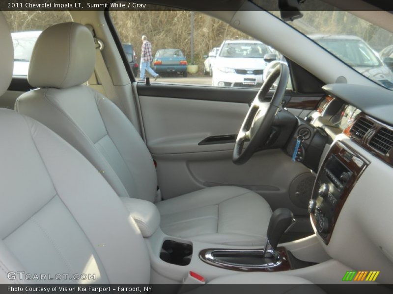 Summit White / Gray 2011 Chevrolet Impala LT