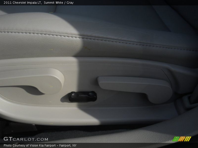 Summit White / Gray 2011 Chevrolet Impala LT