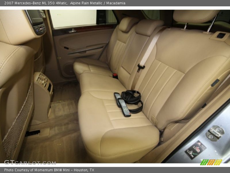 Rear Seat of 2007 ML 350 4Matic
