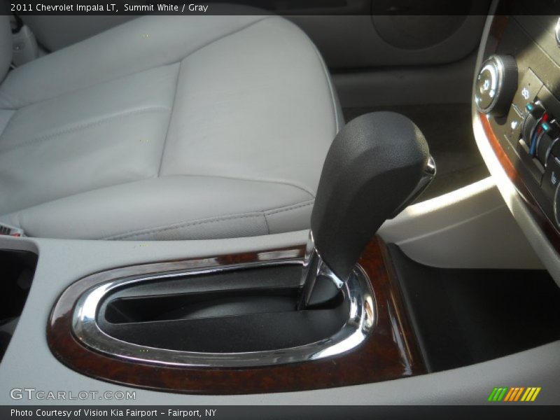 Summit White / Gray 2011 Chevrolet Impala LT