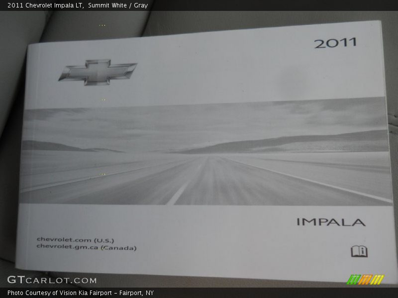 Summit White / Gray 2011 Chevrolet Impala LT