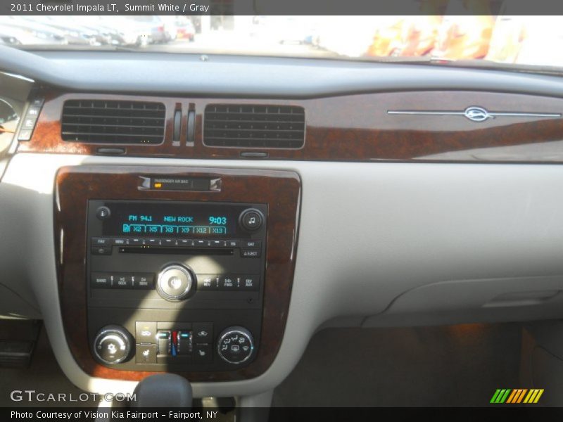 Summit White / Gray 2011 Chevrolet Impala LT