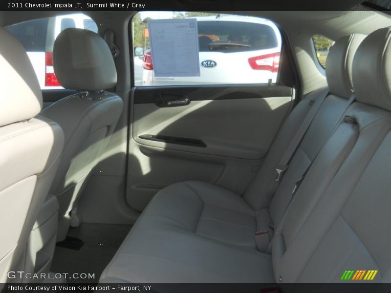 Summit White / Gray 2011 Chevrolet Impala LT