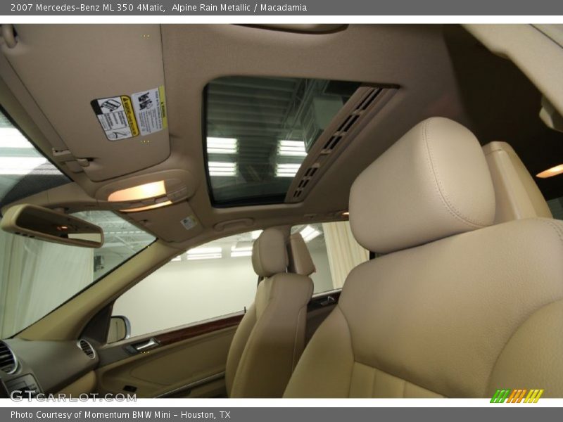 Alpine Rain Metallic / Macadamia 2007 Mercedes-Benz ML 350 4Matic