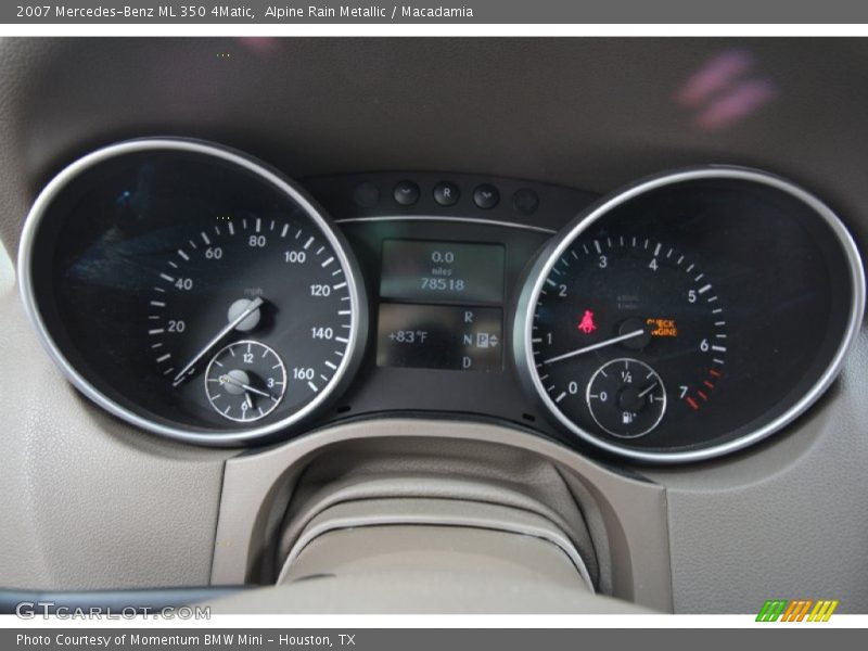  2007 ML 350 4Matic 350 4Matic Gauges