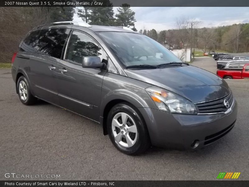 Smoke Gray Metallic / Gray 2007 Nissan Quest 3.5 S