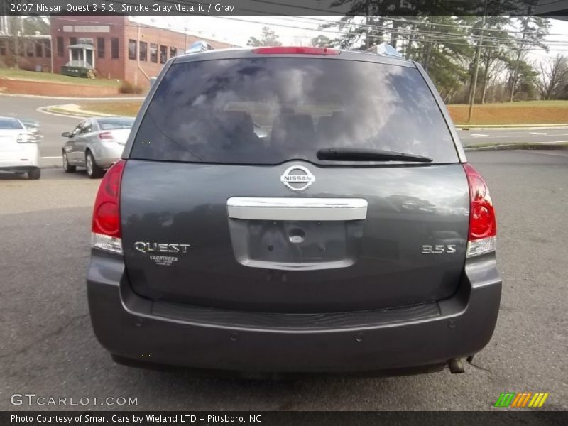 Smoke Gray Metallic / Gray 2007 Nissan Quest 3.5 S