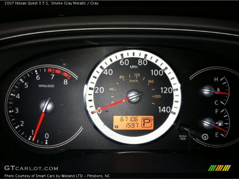 Smoke Gray Metallic / Gray 2007 Nissan Quest 3.5 S
