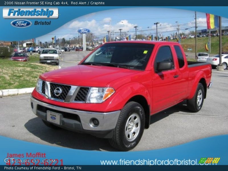 Red Alert / Graphite 2006 Nissan Frontier SE King Cab 4x4