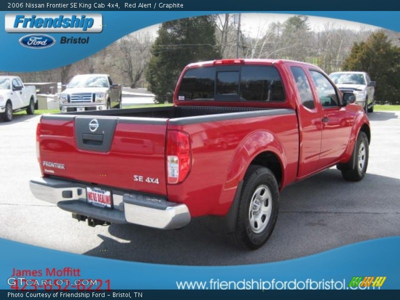 Red Alert / Graphite 2006 Nissan Frontier SE King Cab 4x4