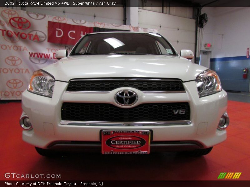 Super White / Ash Gray 2009 Toyota RAV4 Limited V6 4WD