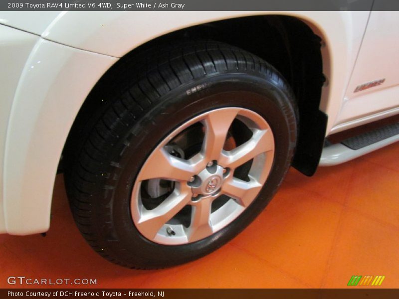 Super White / Ash Gray 2009 Toyota RAV4 Limited V6 4WD