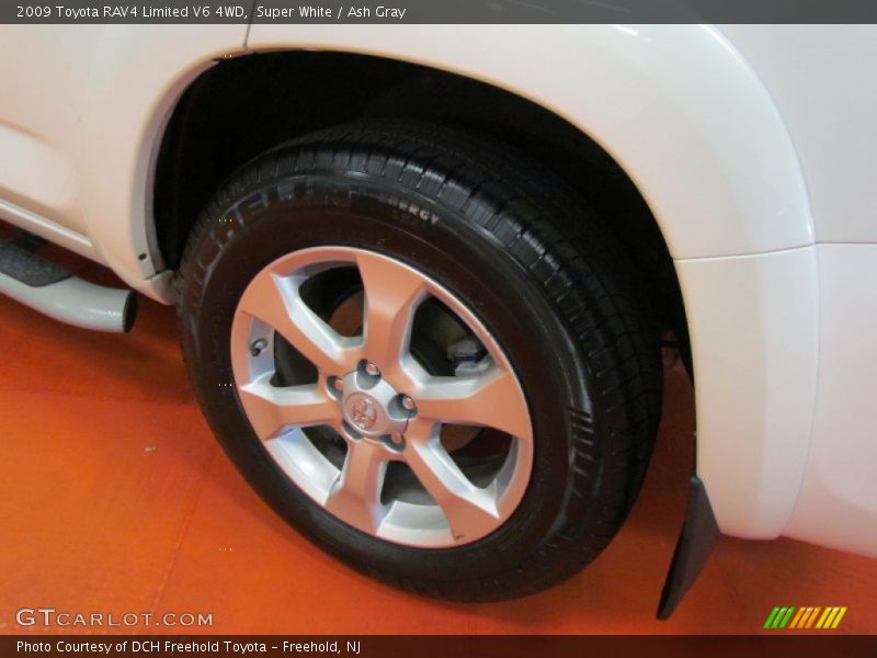Super White / Ash Gray 2009 Toyota RAV4 Limited V6 4WD