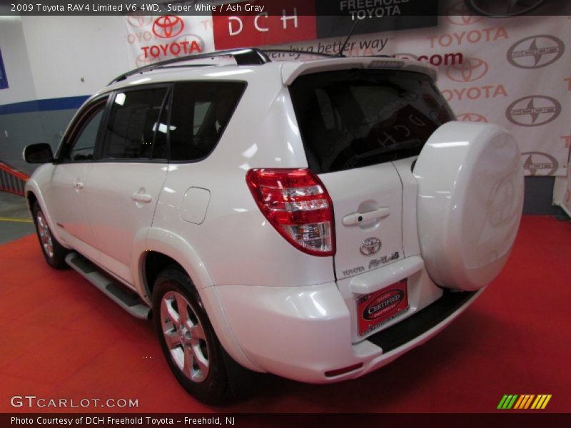 Super White / Ash Gray 2009 Toyota RAV4 Limited V6 4WD