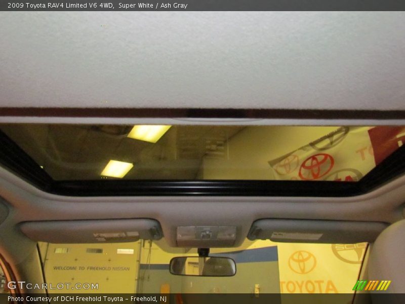 Super White / Ash Gray 2009 Toyota RAV4 Limited V6 4WD