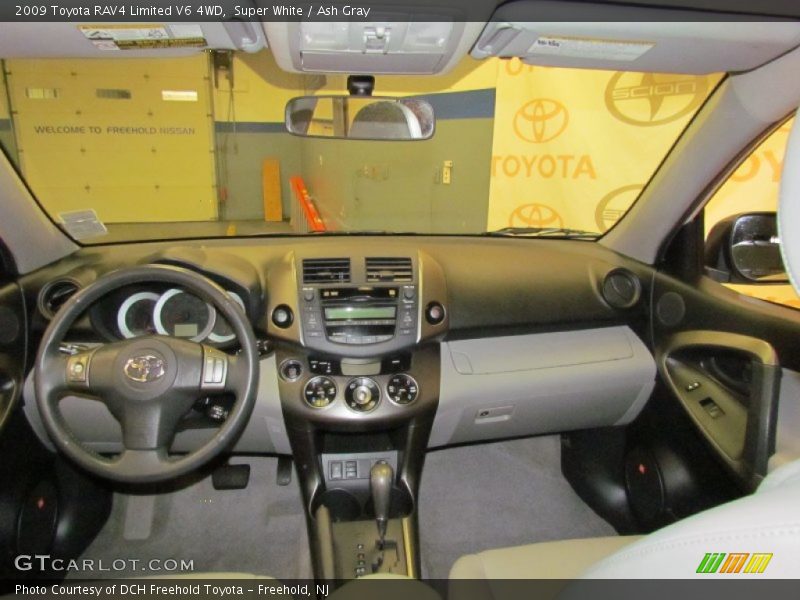 Super White / Ash Gray 2009 Toyota RAV4 Limited V6 4WD