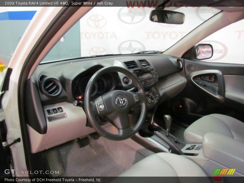 Super White / Ash Gray 2009 Toyota RAV4 Limited V6 4WD