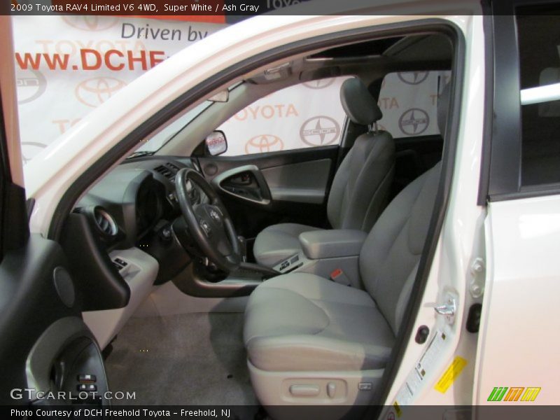 Super White / Ash Gray 2009 Toyota RAV4 Limited V6 4WD