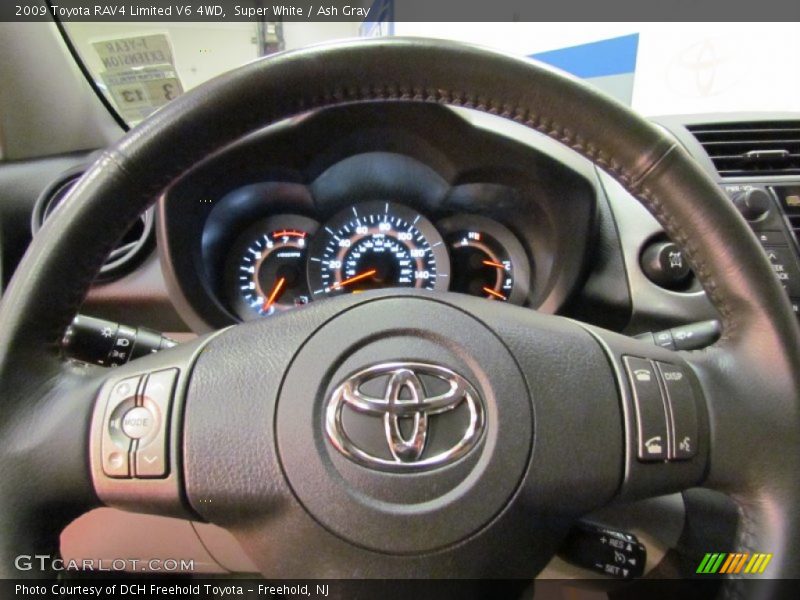 Super White / Ash Gray 2009 Toyota RAV4 Limited V6 4WD