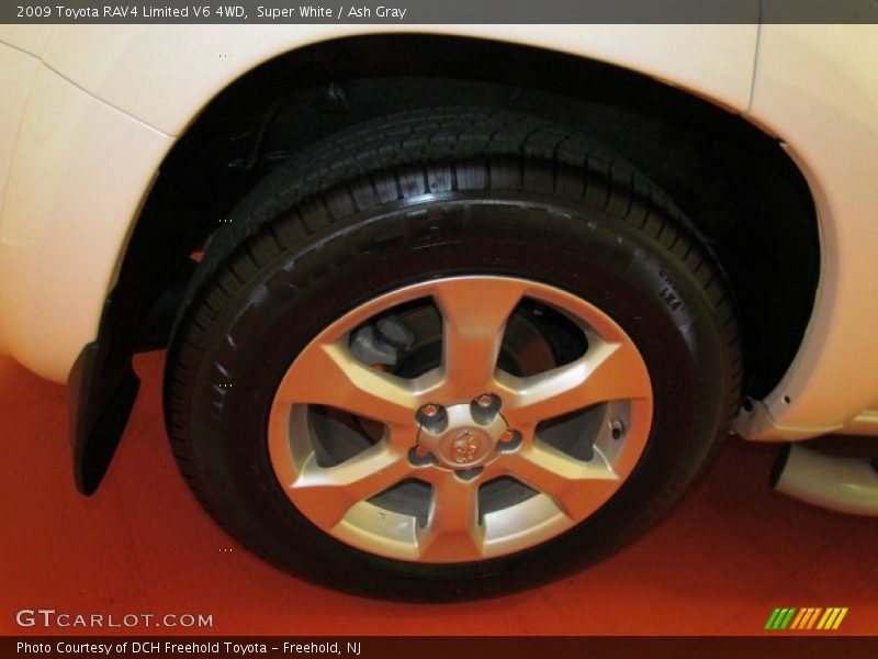 Super White / Ash Gray 2009 Toyota RAV4 Limited V6 4WD