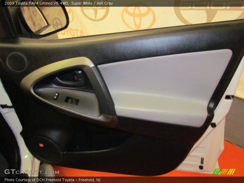 Super White / Ash Gray 2009 Toyota RAV4 Limited V6 4WD