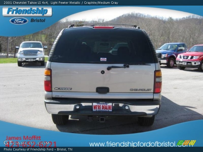 Light Pewter Metallic / Graphite/Medium Gray 2001 Chevrolet Tahoe LS 4x4