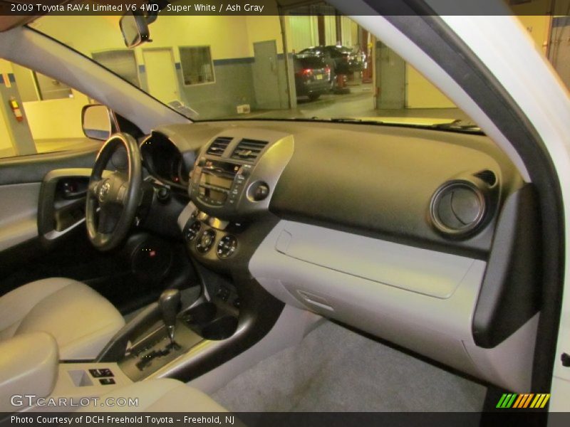 Super White / Ash Gray 2009 Toyota RAV4 Limited V6 4WD