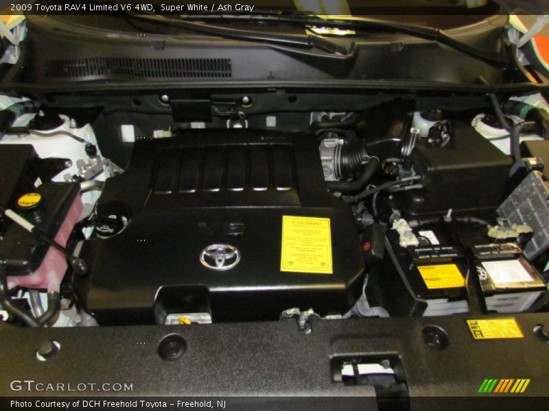 Super White / Ash Gray 2009 Toyota RAV4 Limited V6 4WD
