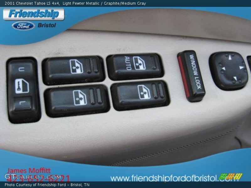 Light Pewter Metallic / Graphite/Medium Gray 2001 Chevrolet Tahoe LS 4x4