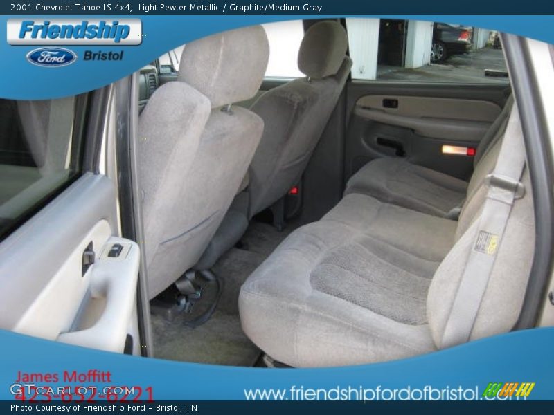 Light Pewter Metallic / Graphite/Medium Gray 2001 Chevrolet Tahoe LS 4x4
