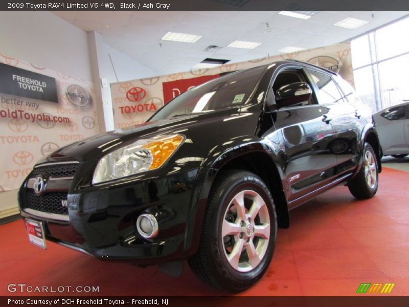Black / Ash Gray 2009 Toyota RAV4 Limited V6 4WD