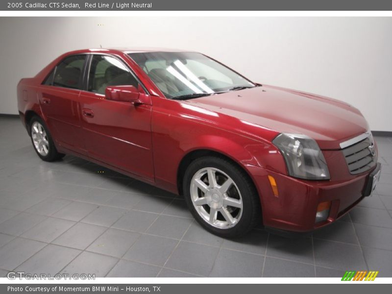 Red Line / Light Neutral 2005 Cadillac CTS Sedan