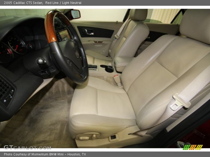 Red Line / Light Neutral 2005 Cadillac CTS Sedan
