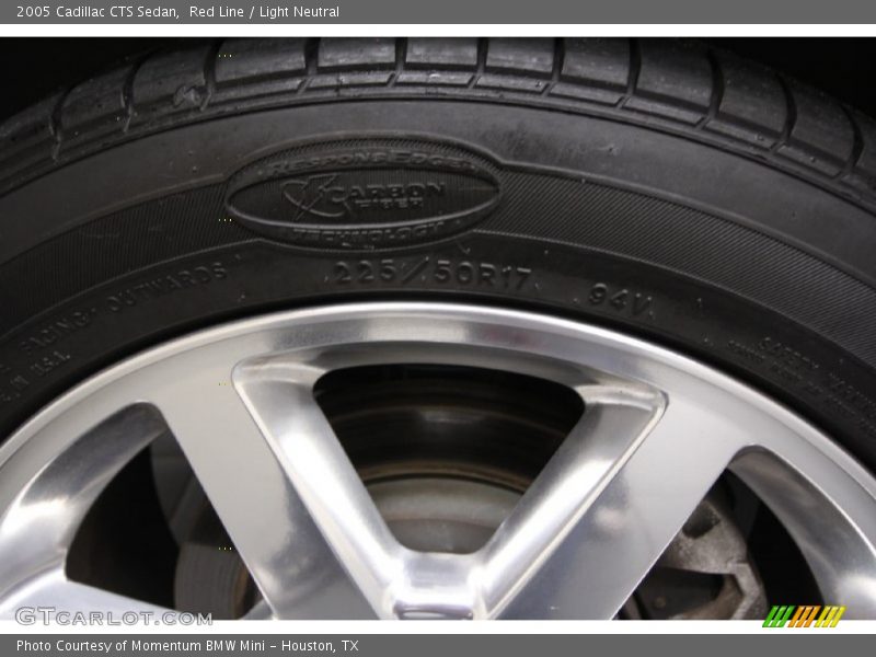 Red Line / Light Neutral 2005 Cadillac CTS Sedan