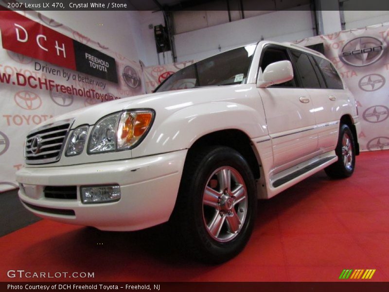 Crystal White / Stone 2007 Lexus LX 470