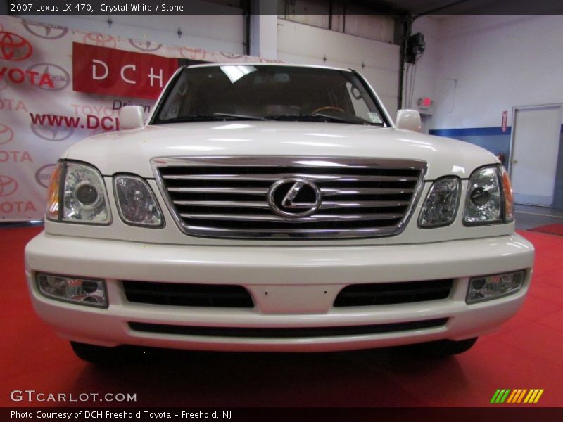 Crystal White / Stone 2007 Lexus LX 470
