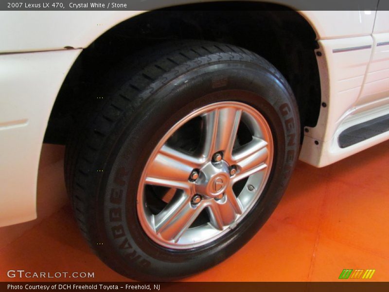 Crystal White / Stone 2007 Lexus LX 470
