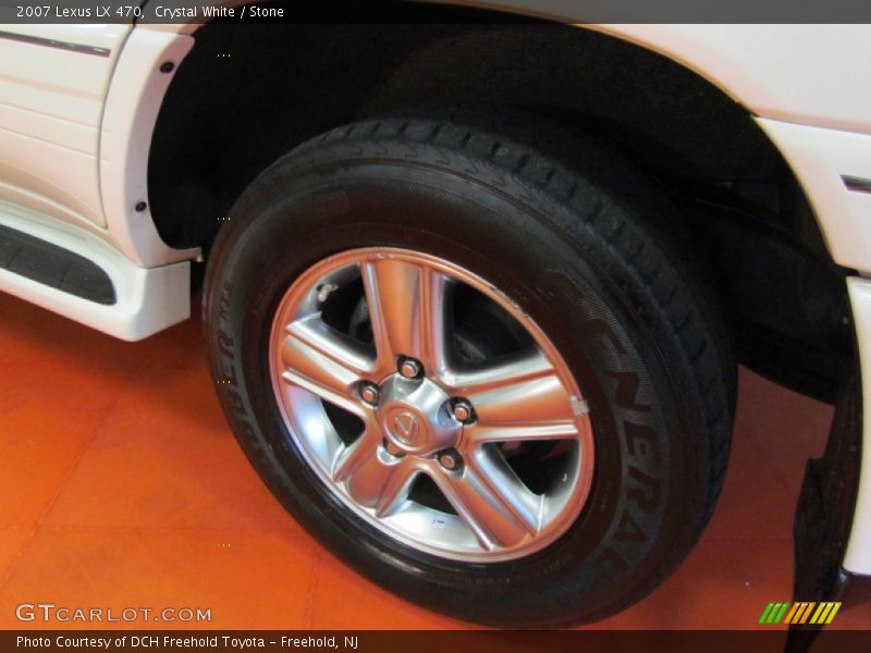 Crystal White / Stone 2007 Lexus LX 470