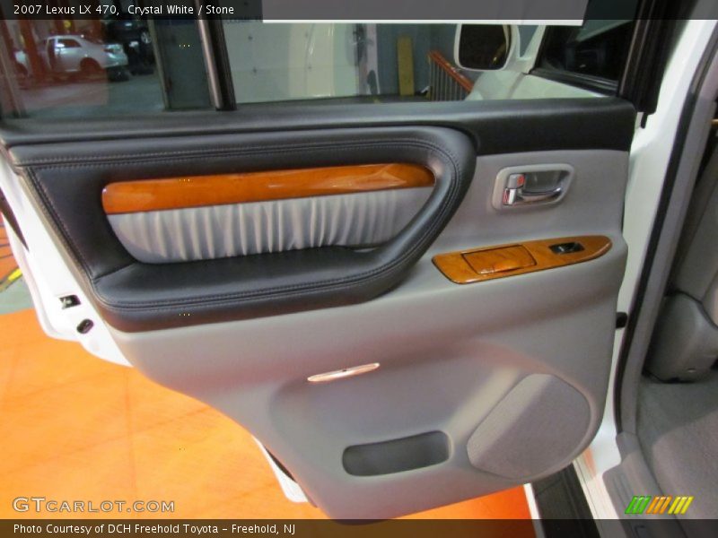 Crystal White / Stone 2007 Lexus LX 470