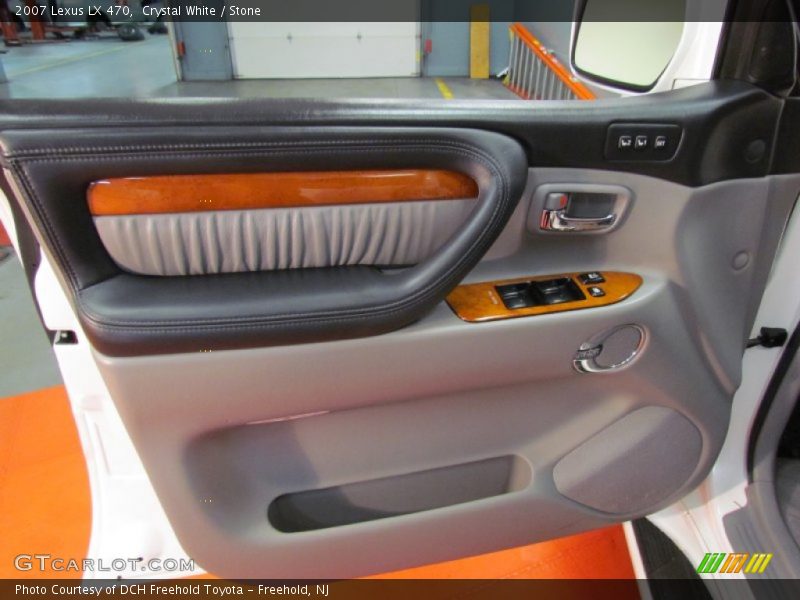 Crystal White / Stone 2007 Lexus LX 470
