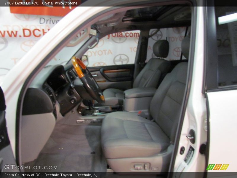 Crystal White / Stone 2007 Lexus LX 470