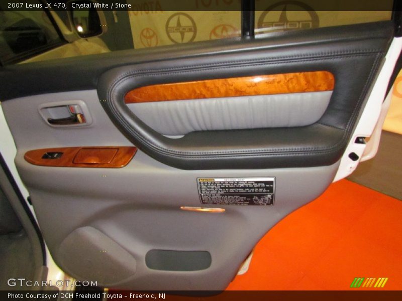Crystal White / Stone 2007 Lexus LX 470